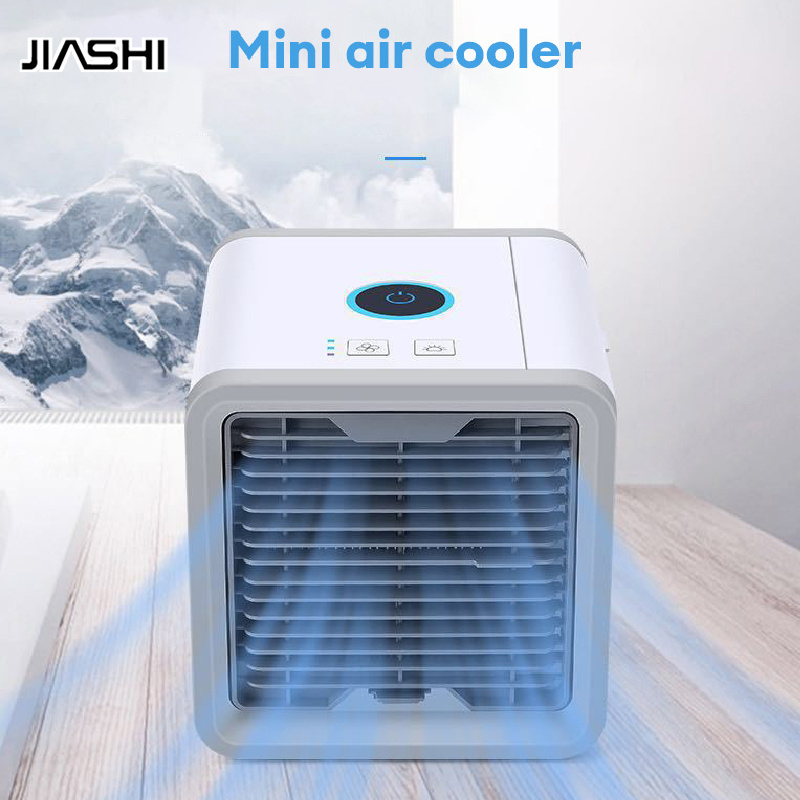 JIASHI Máy làm mát mini mới Máy làm mát quạt điều hòa di động Máy điều hòa không khí nhỏ gia đình quạt điện USB