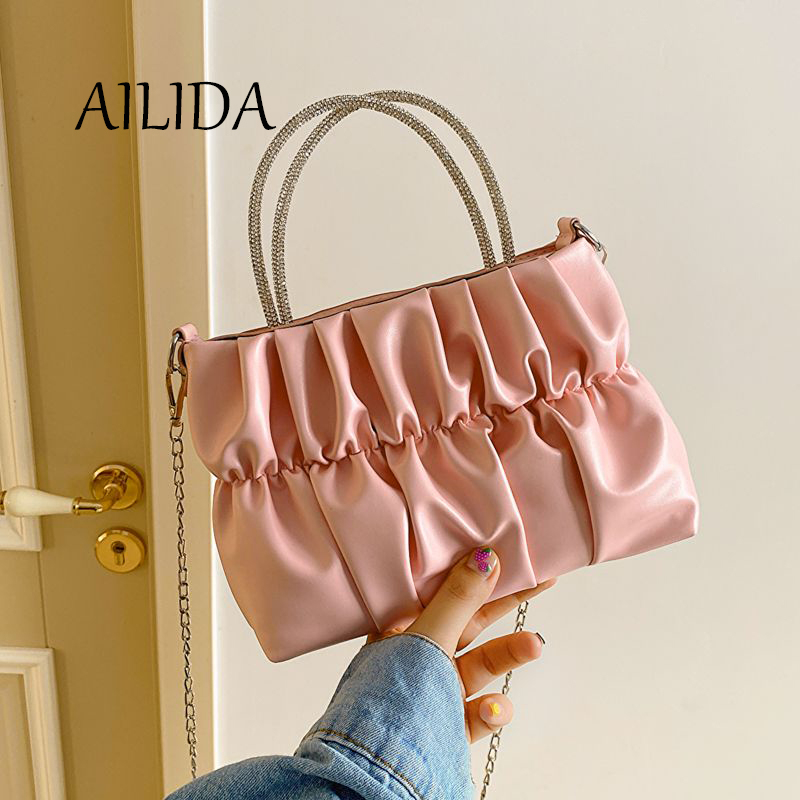 Túi Xách Đeo Vai Hình Đám Mây Đính Đá Thời Trang Dành Cho Nữ