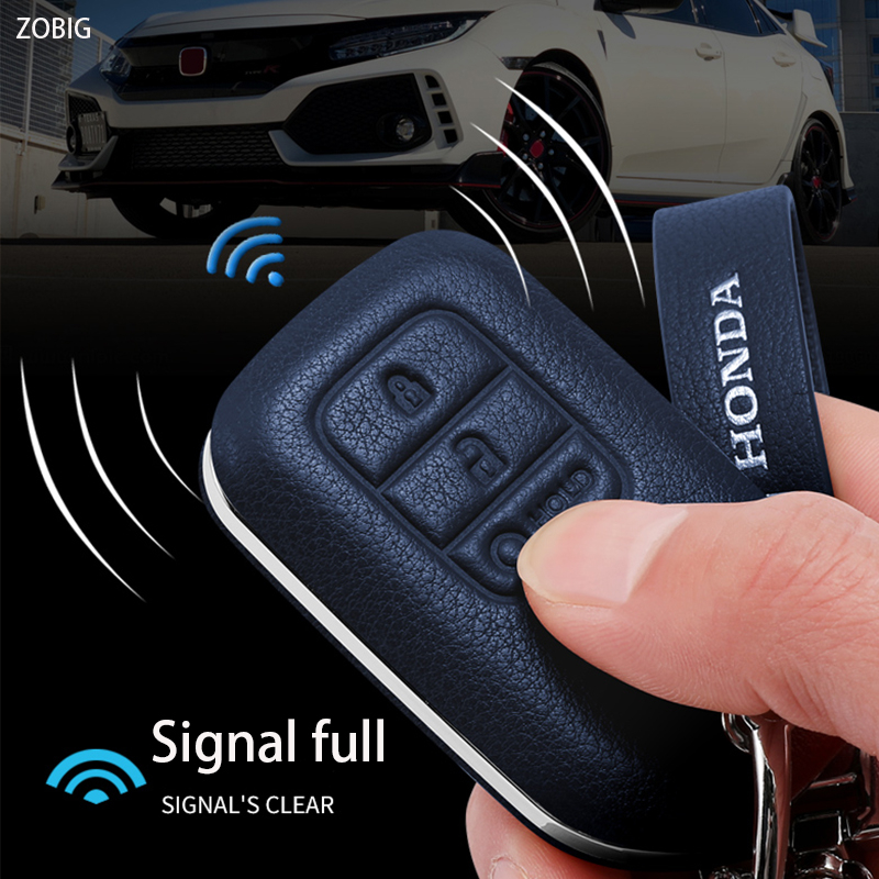 Bao Da Đựng Chìa Khóa Điều Khiển Từ Xa Cho Xe Hơi Honda VEZEL Accord HR-V Fit CRV Odyssey Wind civic city