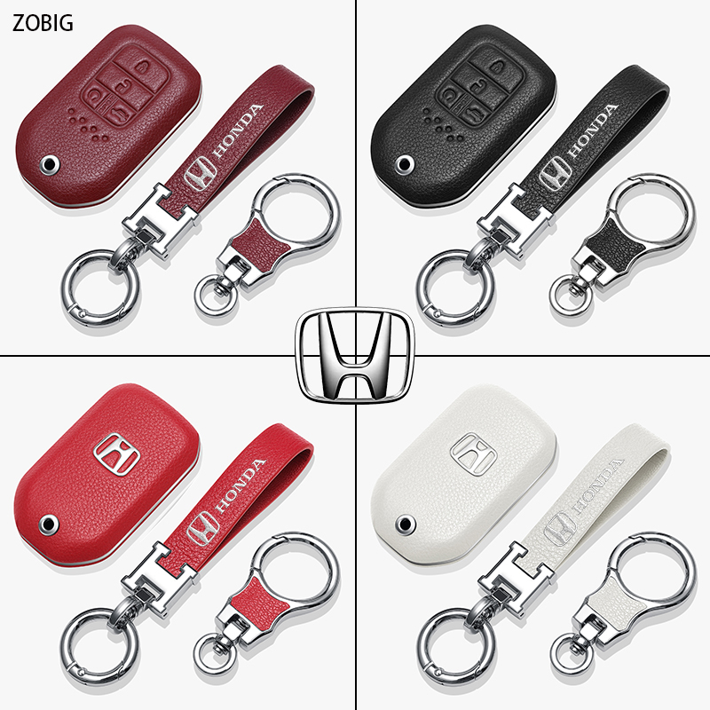 Bao Da Đựng Chìa Khóa Điều Khiển Từ Xa Cho Xe Hơi Honda VEZEL Accord HR-V Fit CRV Odyssey Wind civic city
