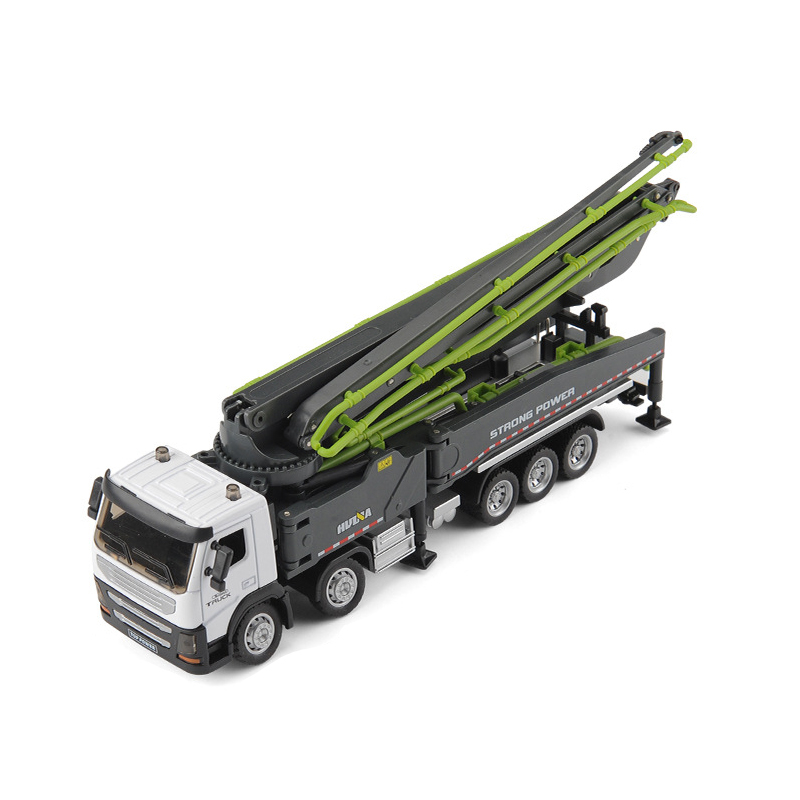 HUINA Mô Hình Xe Tải Bê Tông Bằng Hợp Kim Kẽm Tỷ Lệ 1 / 50