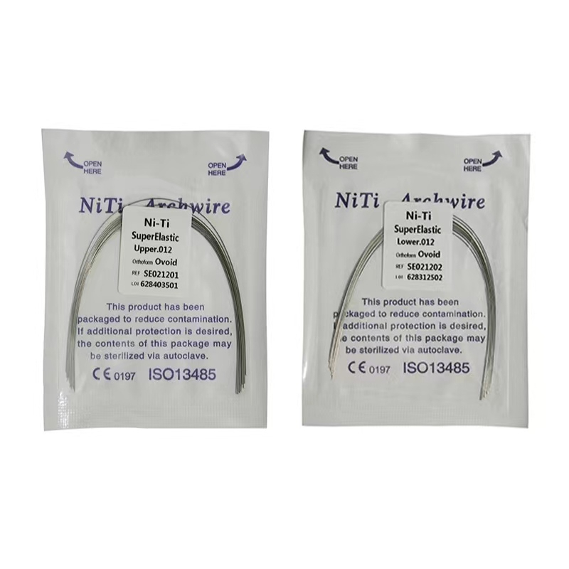10 Cái / gói Nha Khoa Chỉnh Nha Siêu Co Giãn Niti Ovoid Vòm Dây Hình Chữ Nhật Ovoid Dạng