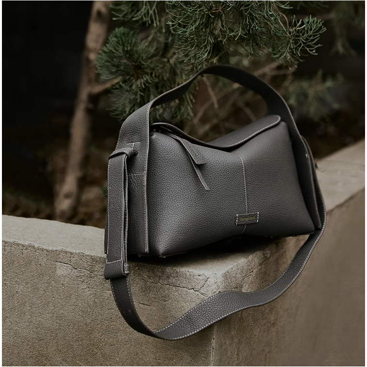 Songmont Túi Đeo Chéo hobo Bằng Da Bò Hai Lớp Phong Cách Mới777777-0520