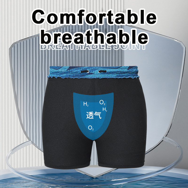 Quần Bơi Dáng Rộng Thiết Kế Hai Lớp Khô Thoáng Nhanh Mẫu Mới 2023 Dành Cho Nam