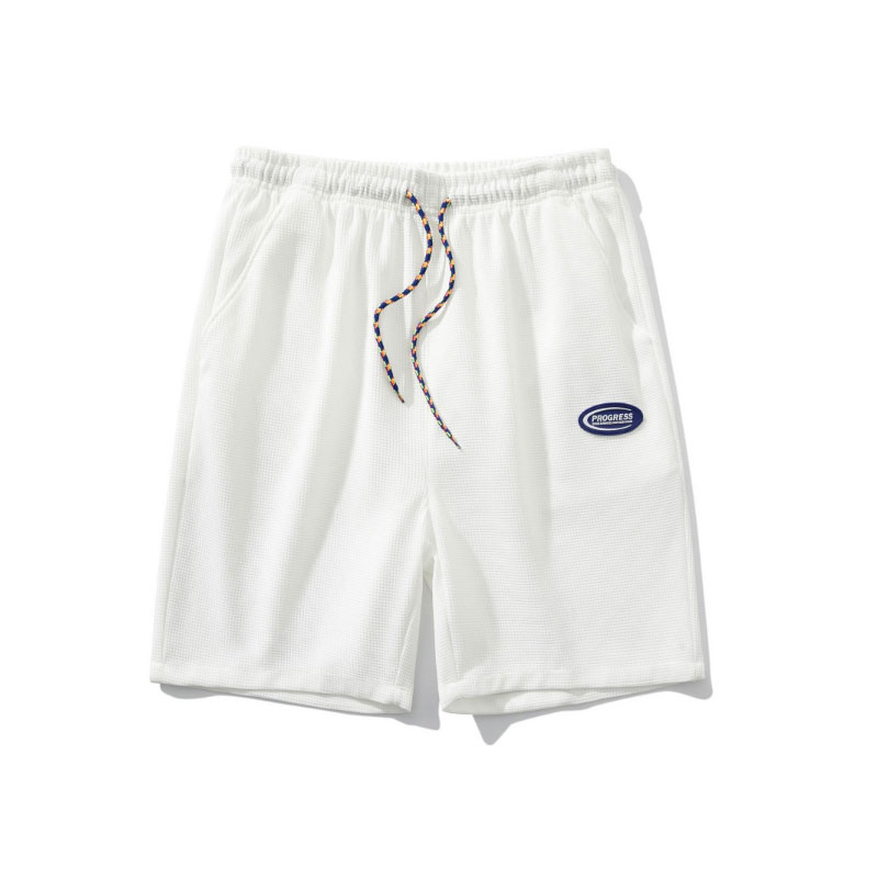 Quần Short Dây Rút Màu Trơn Dáng Rộng Thoáng Khí Phong Cách Hàn Quốc Thời Trang Mùa Hè Mới Cho Nam