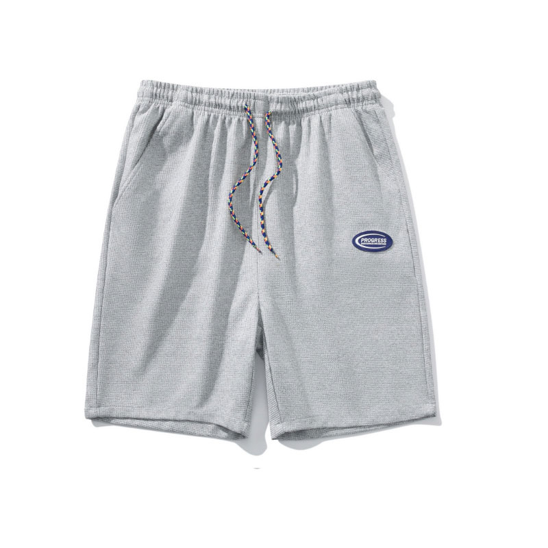 Quần Short Dây Rút Màu Trơn Dáng Rộng Thoáng Khí Phong Cách Hàn Quốc Thời Trang Mùa Hè Mới Cho Nam