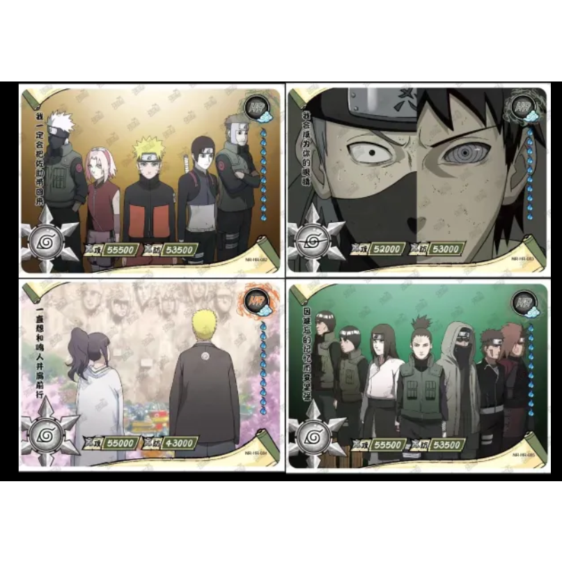 Bộ Sưu Tập Thẻ Bài Naruto 3D Độc Đáo