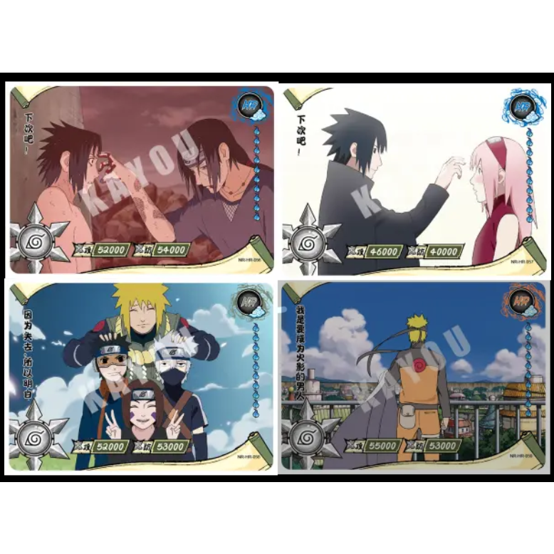 Bộ Sưu Tập Thẻ Bài Naruto 3D Độc Đáo