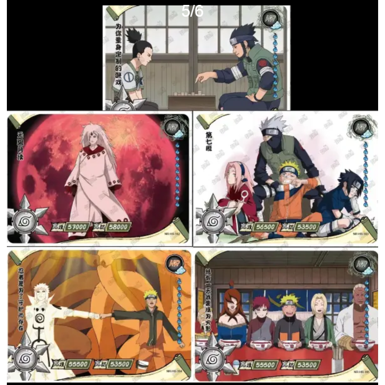 Bộ Sưu Tập Thẻ Bài Naruto 3D Độc Đáo