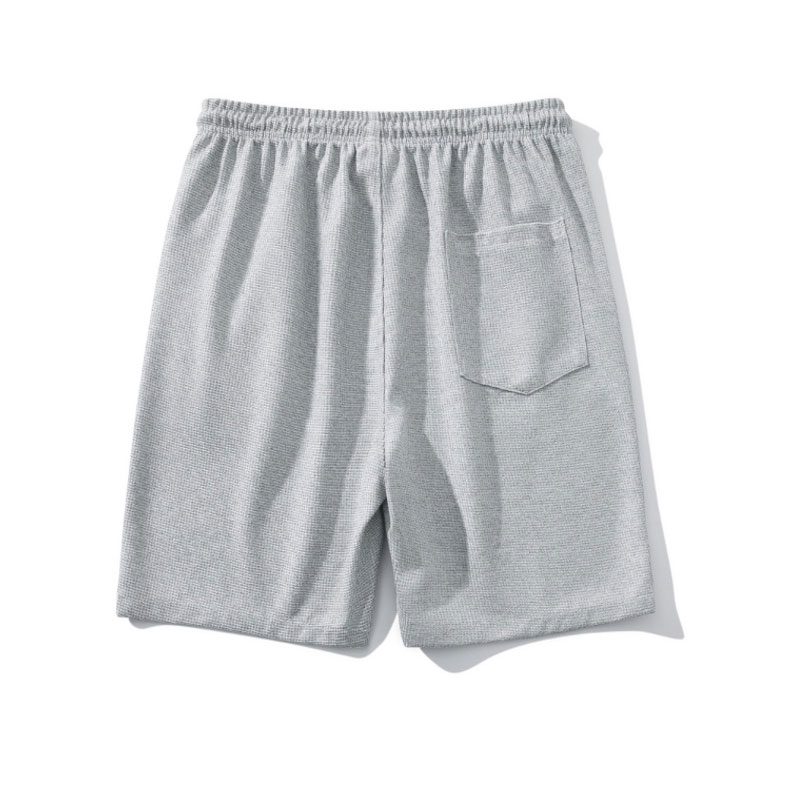 Quần Short Dây Rút Màu Trơn Dáng Rộng Thoáng Khí Phong Cách Hàn Quốc Thời Trang Mùa Hè Mới Cho Nam