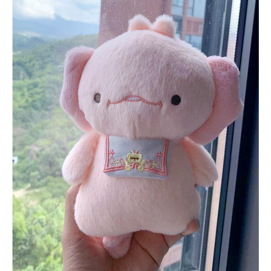 2023 mới lục giác búp bê khủng long sang trọng đồ chơi sửa chữa móc búp bê búp bê nữ Tanabata người yêu 20 cm