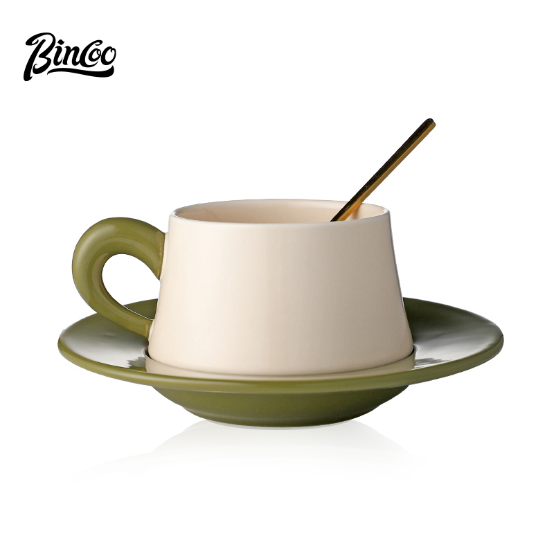 Bộ Cốc Uống Cà Phê Và Đĩa Sứ Cao Cấp 250ML