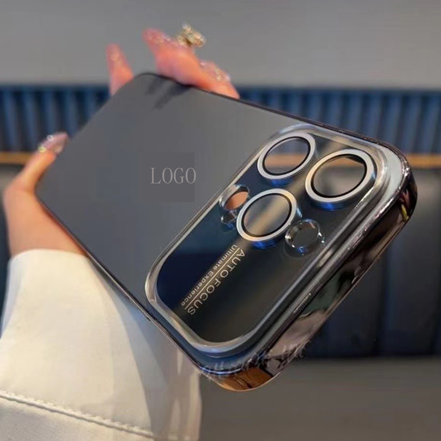 Ốp Điện Thoại Cứng Mặt Nhám Có Thể Tương Thích Với Cửa Sổ Lớn Cho compatible for iPhone 11 12 13 14 pro max