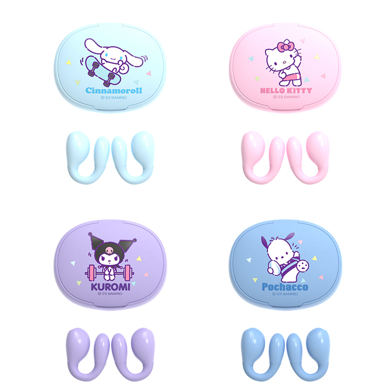 Tai Nghe Bluetooth Không Dây 2023 New Sanrio JS-0168 Kuromi HelloKitty Cinnamoroll Pochacco Âm Thanh Siêu Dài Chất Lượng Cao