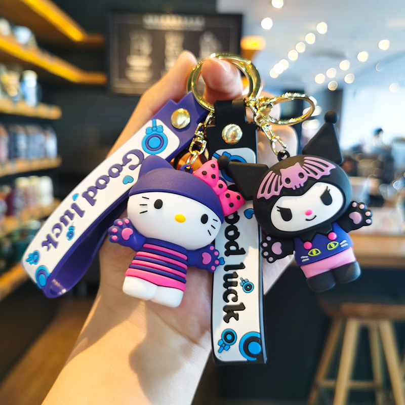 Móc Khóa Hình Mèo Hoạt Hình Xinh Xắn