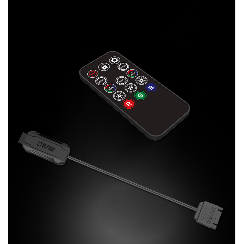 Vỏ ĐiềU KhiểN QuạT Không Dây RGB Sata 5V 3Pin 3Pin