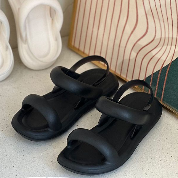 Dép Sandal Đế Bằng Chống Trượt Chống Thấm Nước Thời Trang Mùa Hè Dành Cho Nữ