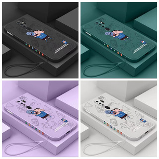 Ốp lưng redmi note 12s 4g note 12 pro 4g note 12 pro 5g note12 4g note 12 5g note12 turbo vỏ điện thoại di động cạnh thẳng 90 ° crayon shinchan silicone