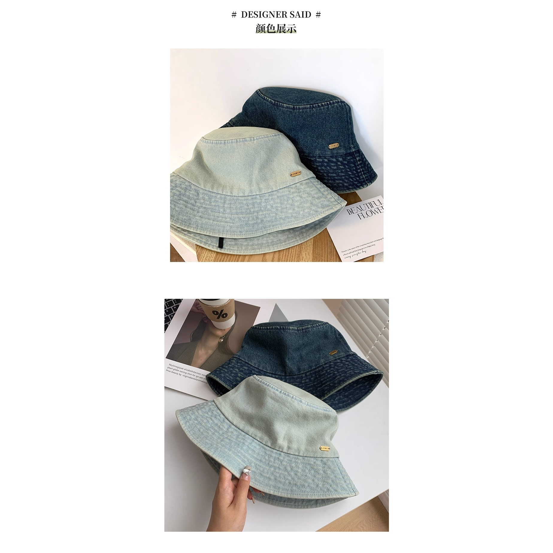 Nón Tai Bèo Che Nắng Kiểu Cao Bồi Nhật Bản Thời Trang Mùa Hè Cho Nữ