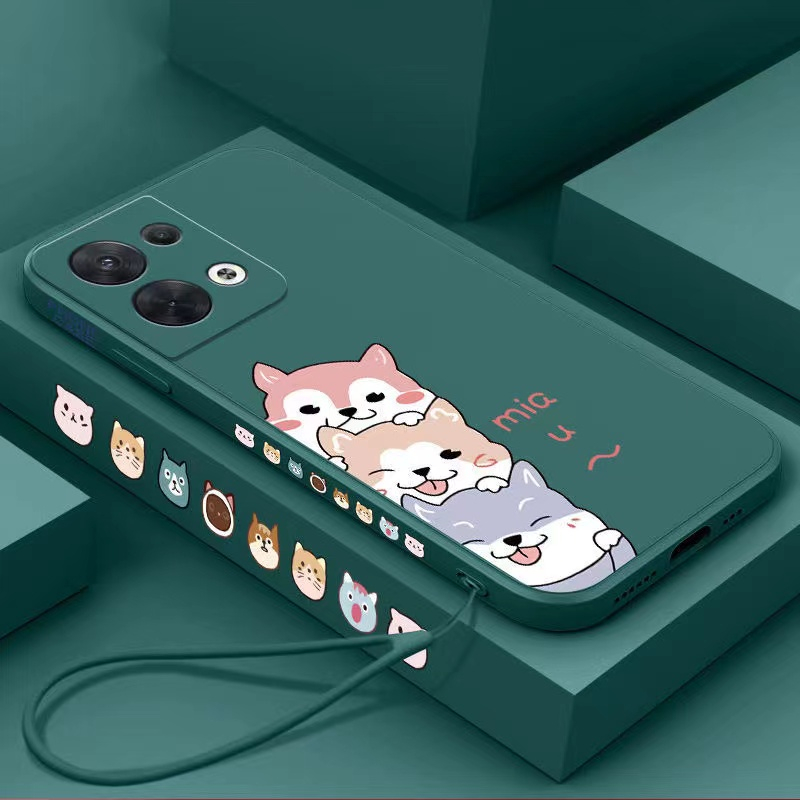 ốp lưng Redmi Note 12S 4G Note 12 Pro 4G Note 12 Pro 5G Note12 4G Note 12 5G Note12 Turbo Vỏ điện thoại di động được mạ điện thẳng 90 ° Anime Shiba Inu