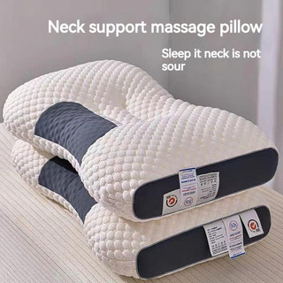 Gối massage nhà bảo vệ kháng khuẩn cột sống cổ tử cung gối hỗ trợ giấc ngủ không sụp đổ gối nhớ gối nằm