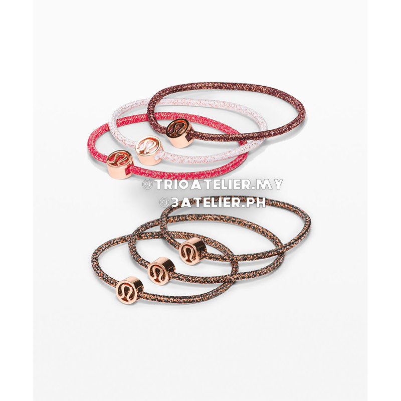 Lululemon Lấp Lánh Trên Dây Buộc Tóc 6 Gói