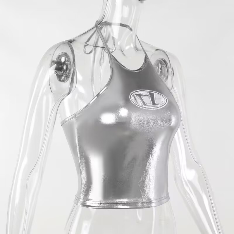 Áo Croptop Sát Nách Hở Lưng Dáng Ôm In Hình Blackpink Jisoo Quyến Rũ