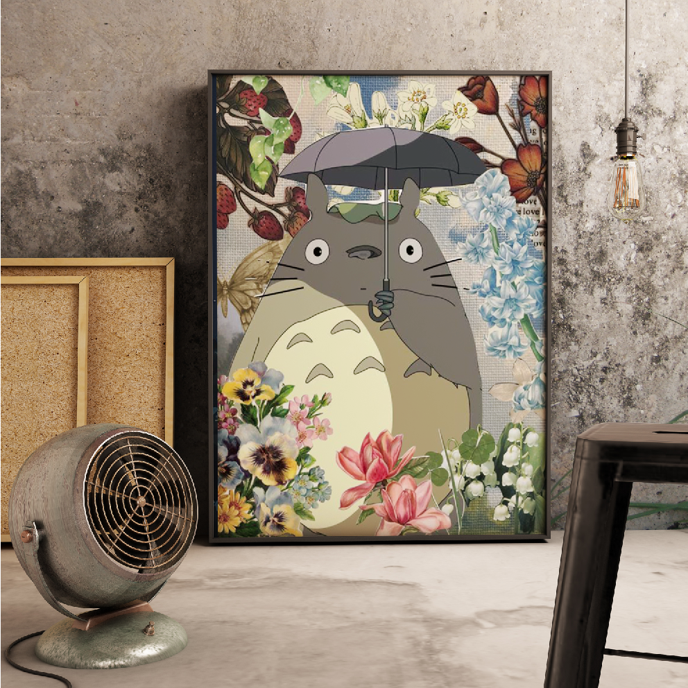 Tranh CuộN Treo TườNg In HìNh Phim Spirited Away, Kích Thước 30 * 40CM