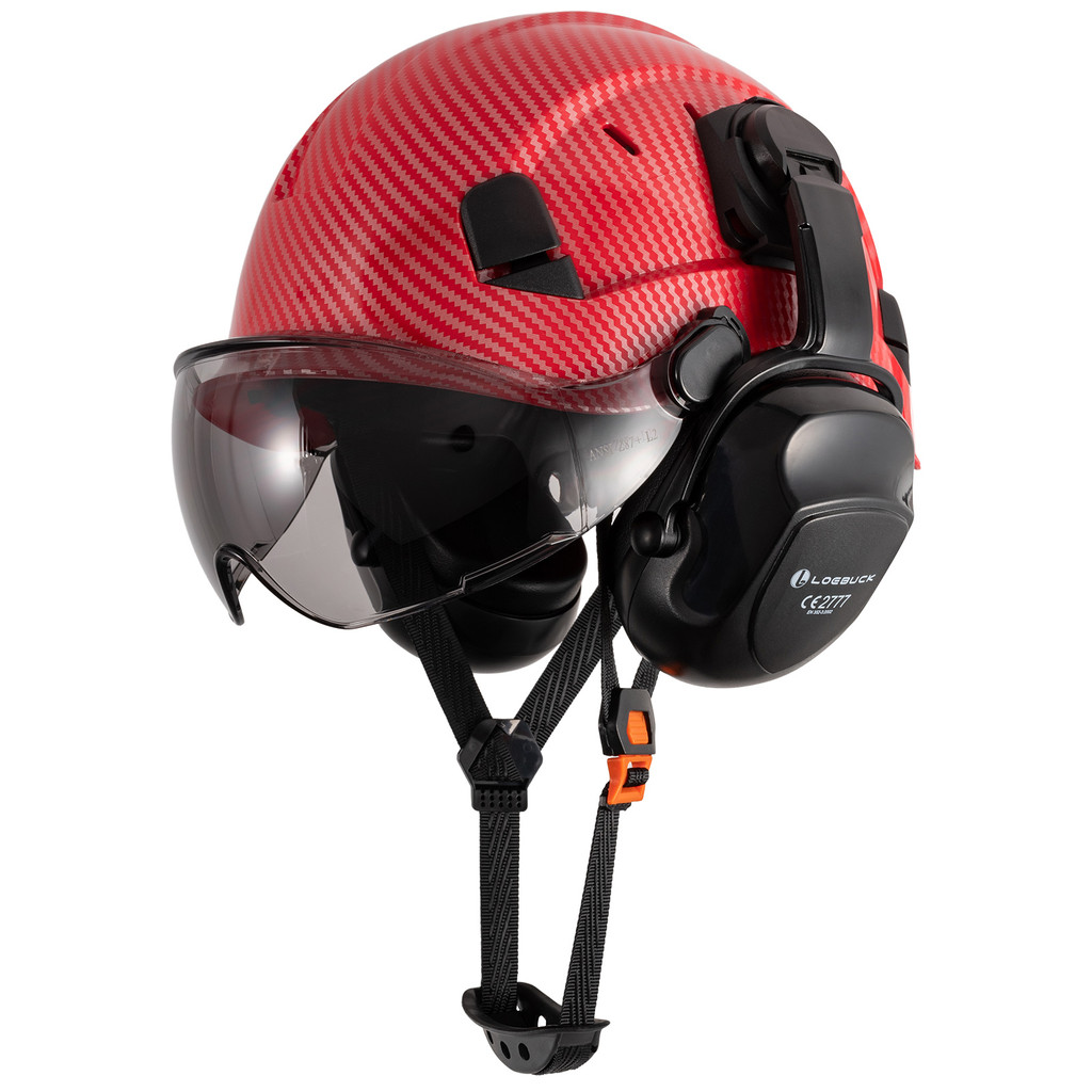 Loebuck Mũ Bảo Hiểm Bằng Sợi Carbon Cách Âm An Toàn Khi Xây Dựng