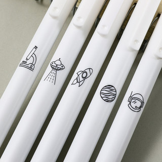 5 Cái / bộ Bút Gel Màu Đen Metaverse 0.5mm Nib Dành Cho Sinh Viên / Văn Phòng Phẩm