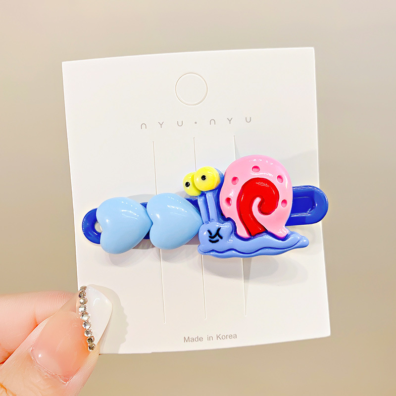 Kẹp Tóc Mái Bên Hình Vuông Họa Tiết Ngôi Sao Ngọt Ngào Dễ Thương Cho Nữ