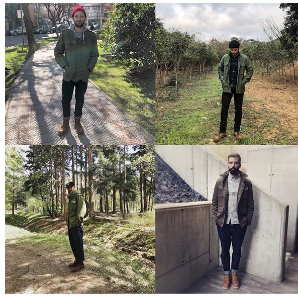 Áo Khoác Kaki Phối Nhiều Túi Thời Trang Mỹ M65 Cá Tính Cho Nam