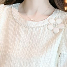 Áo nữ kiểu/Áo Sơ Mi Chiffon Phong Cách Pháp Thời Trang Mùa Hè 2023 ZT5V/áo kiểu/Áo Sơ Mi Công Sở/áo kiểu nữ 2 lớp