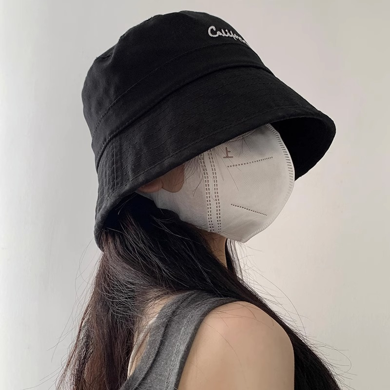 Nón Tai Bèo Che Nắng Màu Đen Trơn Kiểu Nhật Hàn Thời Trang Mùa Hè Cho Nữ