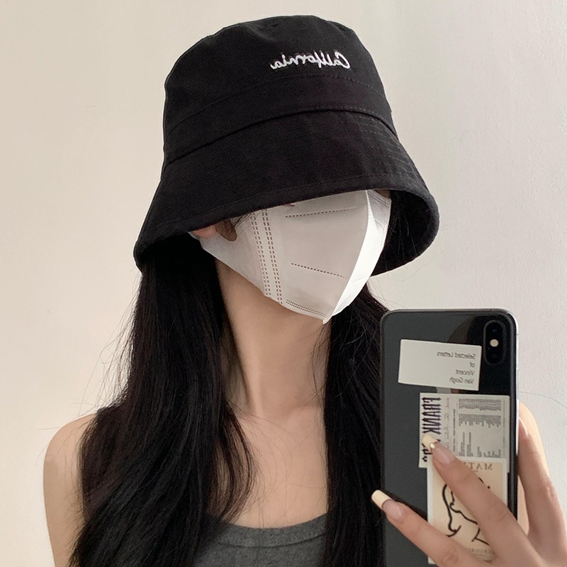 Nón Tai Bèo Che Nắng Màu Đen Trơn Kiểu Nhật Hàn Thời Trang Mùa Hè Cho Nữ