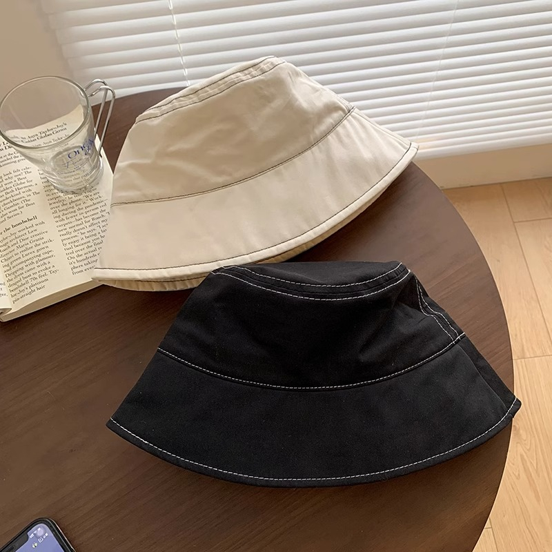 Nón Tai Bèo Che Nắng Màu Đen Kiểu Nhật Bản Thời Trang Xuân Hè Cho Nữ