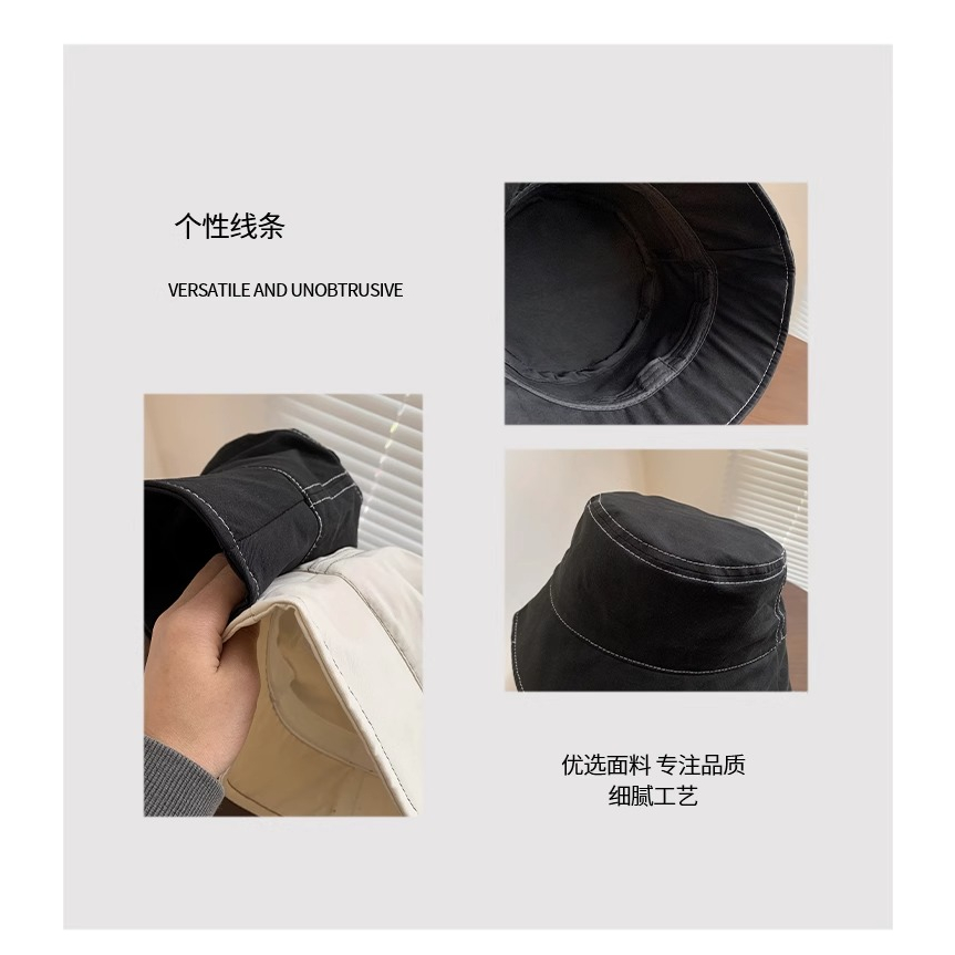 Nón Tai Bèo Che Nắng Màu Đen Kiểu Nhật Bản Thời Trang Xuân Hè Cho Nữ