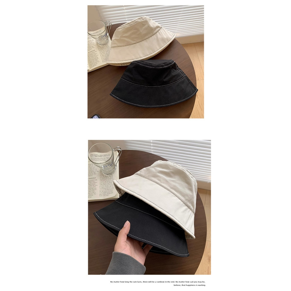 Nón Tai Bèo Che Nắng Màu Đen Kiểu Nhật Bản Thời Trang Xuân Hè Cho Nữ
