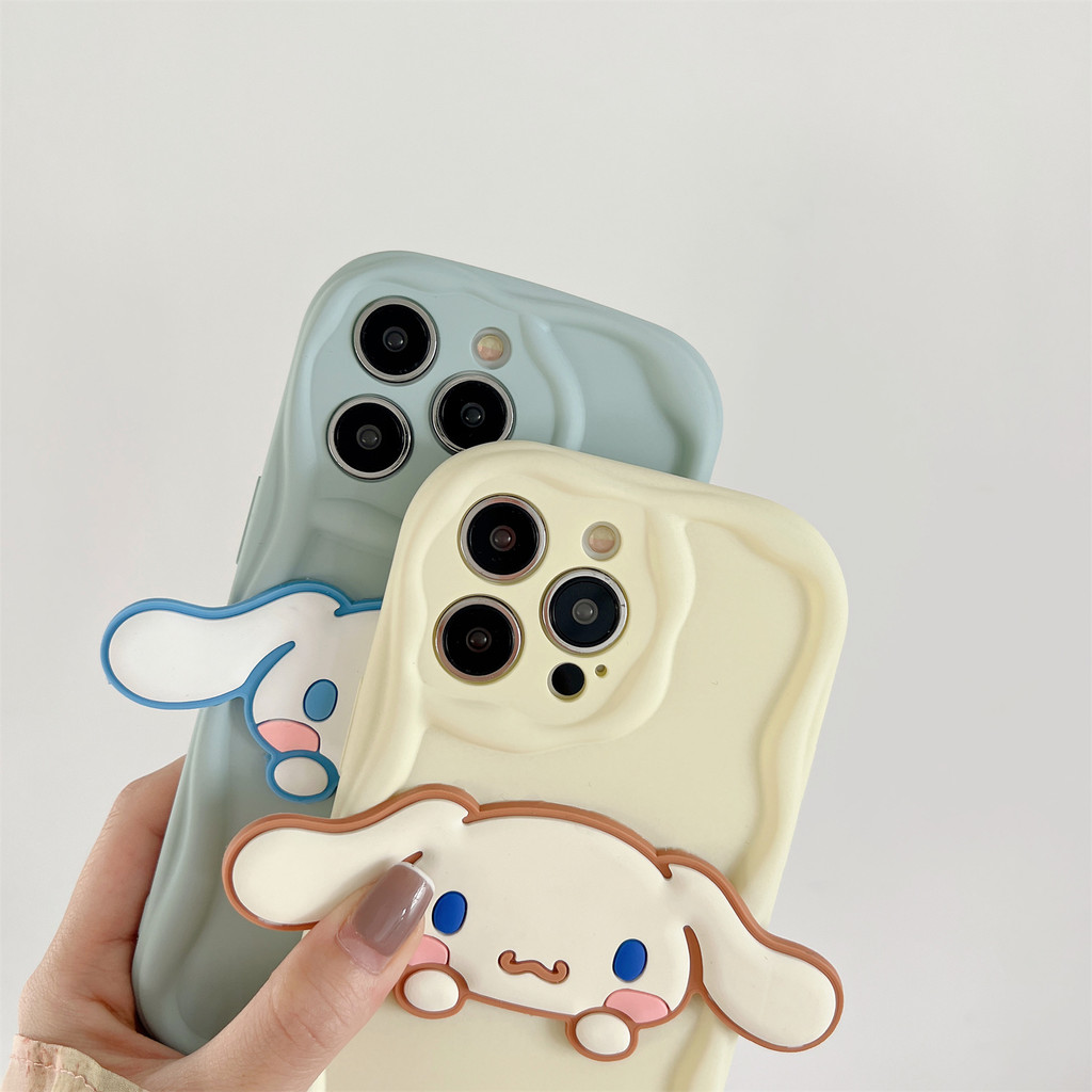 Ốp Điện Thoại Hình Cuộn Cinnamo 3D Chống Sốc Cho iPhone 14Promax / 14Pro / 14 / 13Promax / 13Pro / 13 / 12 / 11 / X / 8P / 7P / 7