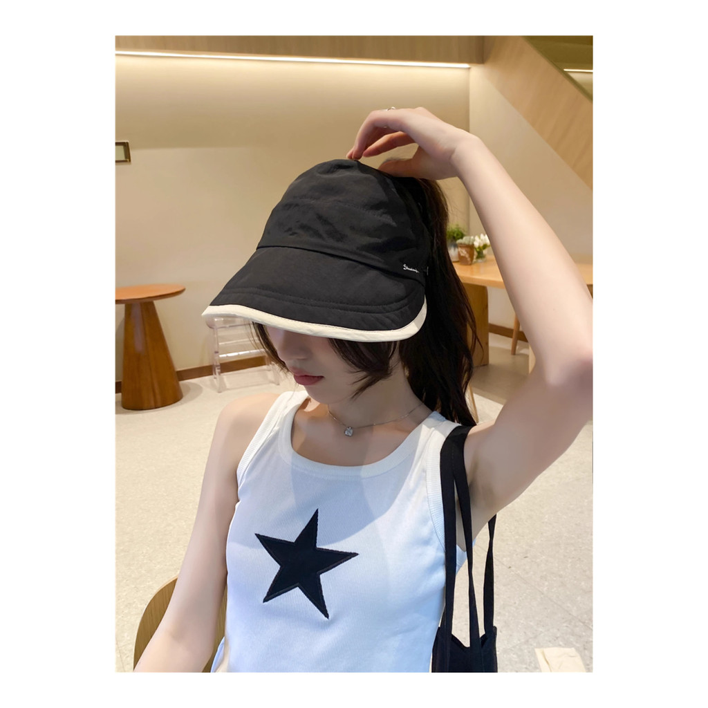 Mũ Chống Nắng Mùa Hè Hai Mặt Thoáng Khí Khô Nhanh Phong Cách Nhật Bản Dễ Phối Đồ Cho Nữ
