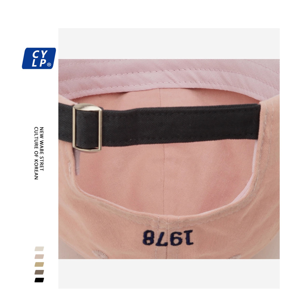 Nón Lưỡi Trai Mềm Thêu Chữ Phối Màu Cá Tính Thời Trang Đường Phố Cho Nam Nữ