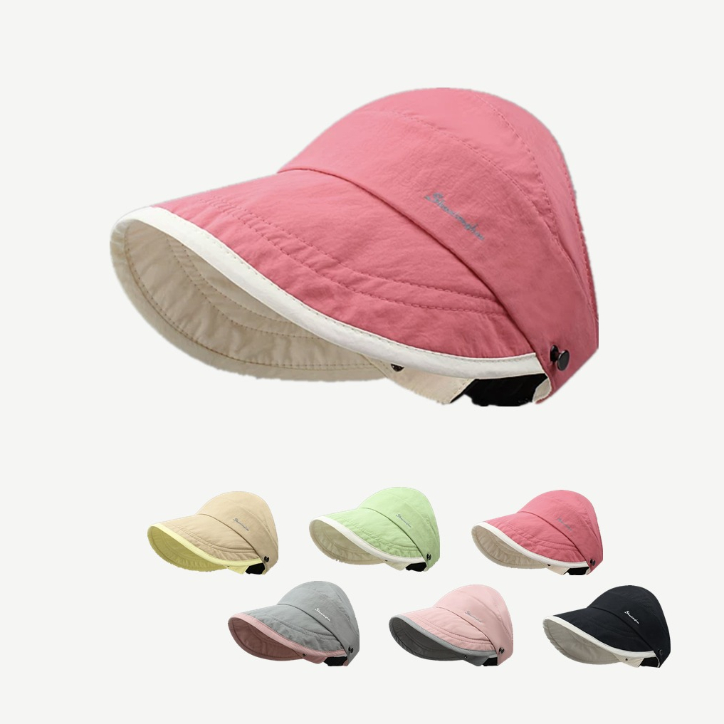 Mũ Chống Nắng Mùa Hè Hai Mặt Thoáng Khí Khô Nhanh Phong Cách Nhật Bản Dễ Phối Đồ Cho Nữ