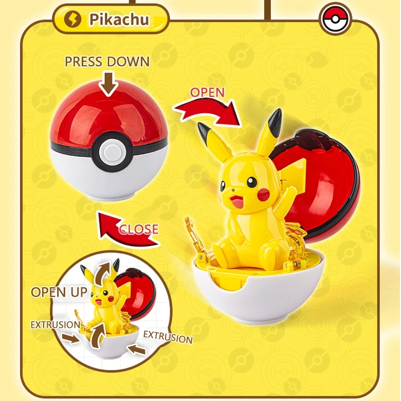 Pokemon Đồ Chơi Quả Bóng Biến Hình  Quà Tặng Sinh Nhật Cho Bé