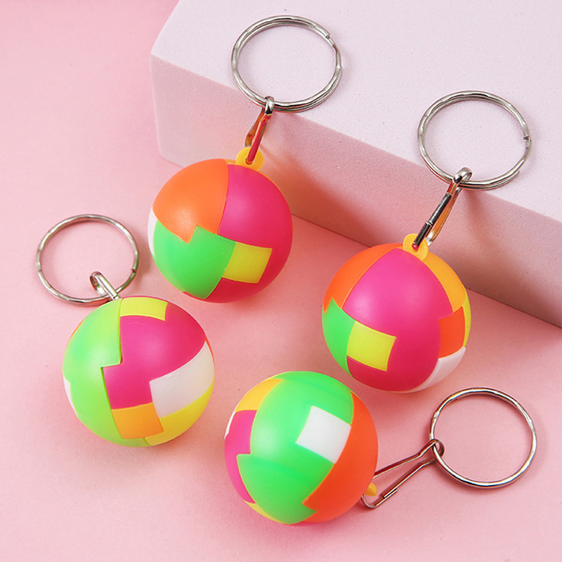 Set 4 Móc Khóa Khối Rubik Giảm Căng Thẳng