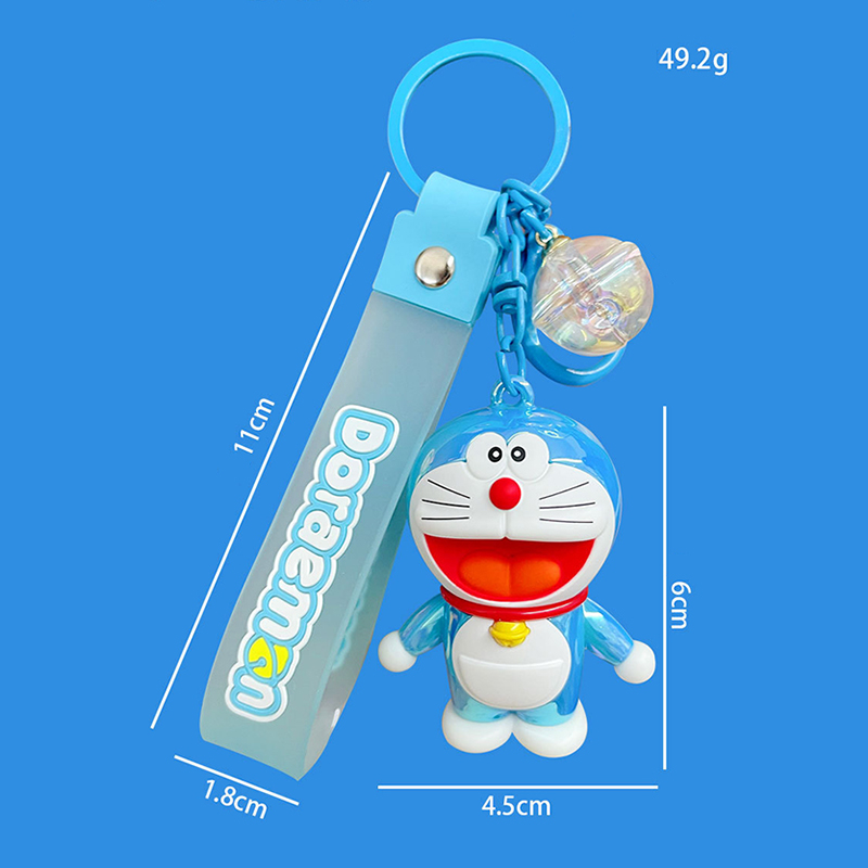 Móc Chìa Khóa Acrylic Hình Doraemon Đáng Yêu