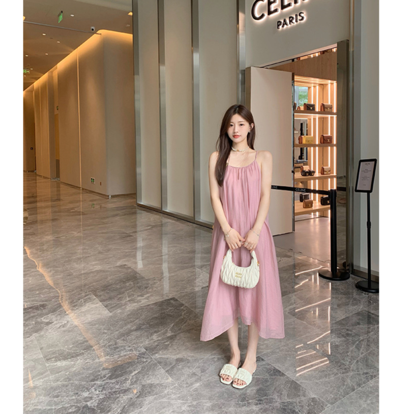 Dép Sandal Đế Bằng Mũi Vuông Chống Trượt Thời Trang Cho Nữ