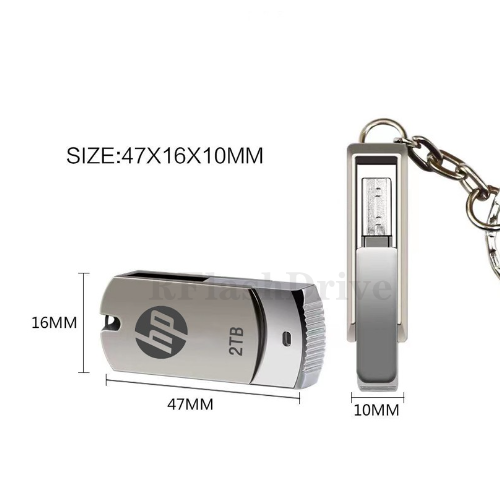 Ổ Đĩa USB 3.0 HP Tốc Độ Cao 1GB 2GB 4GB 8GB 16GB 32GB 64GB 128GB 2TB Kèm Móc Khóa