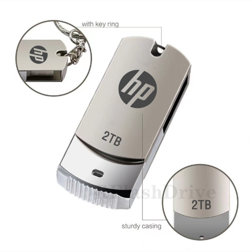 Ổ Đĩa USB 3.0 HP Tốc Độ Cao 1GB 2GB 4GB 8GB 16GB 32GB 64GB 128GB 2TB Kèm Móc Khóa