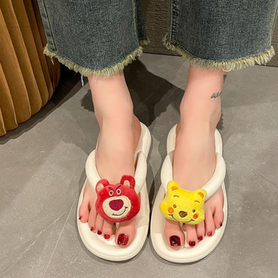 C＆S dép kiểu nữ đi chơi dép bánh mì Thoải Mái Xinh Xắn 19Z2350609