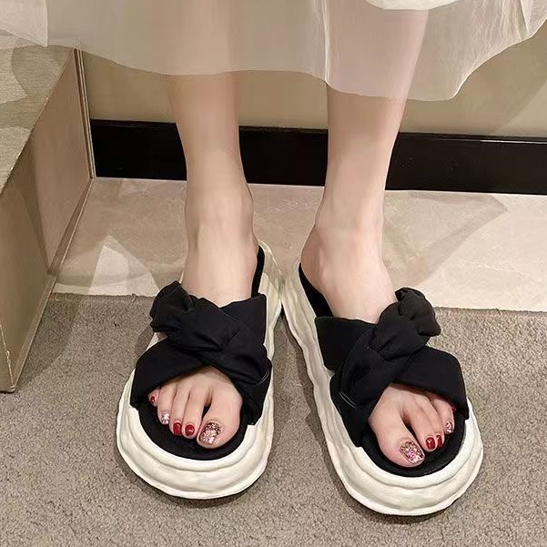 C＆S dép kiểu nữ đi chơi dép bánh mì Thoải Mái Xinh Xắn 21Z2351603